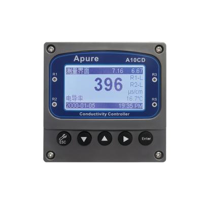 Apure A10CD工業(yè)在線電導(dǎo)率儀電阻率控制器電導(dǎo)率測試儀水質(zhì)檢測儀